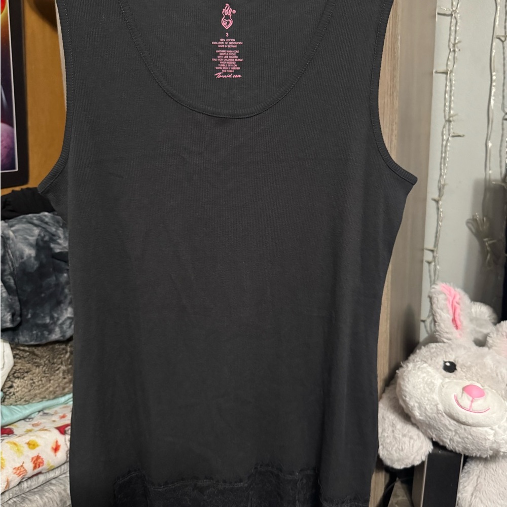 Torrid Elegant Black Sleeveless Top